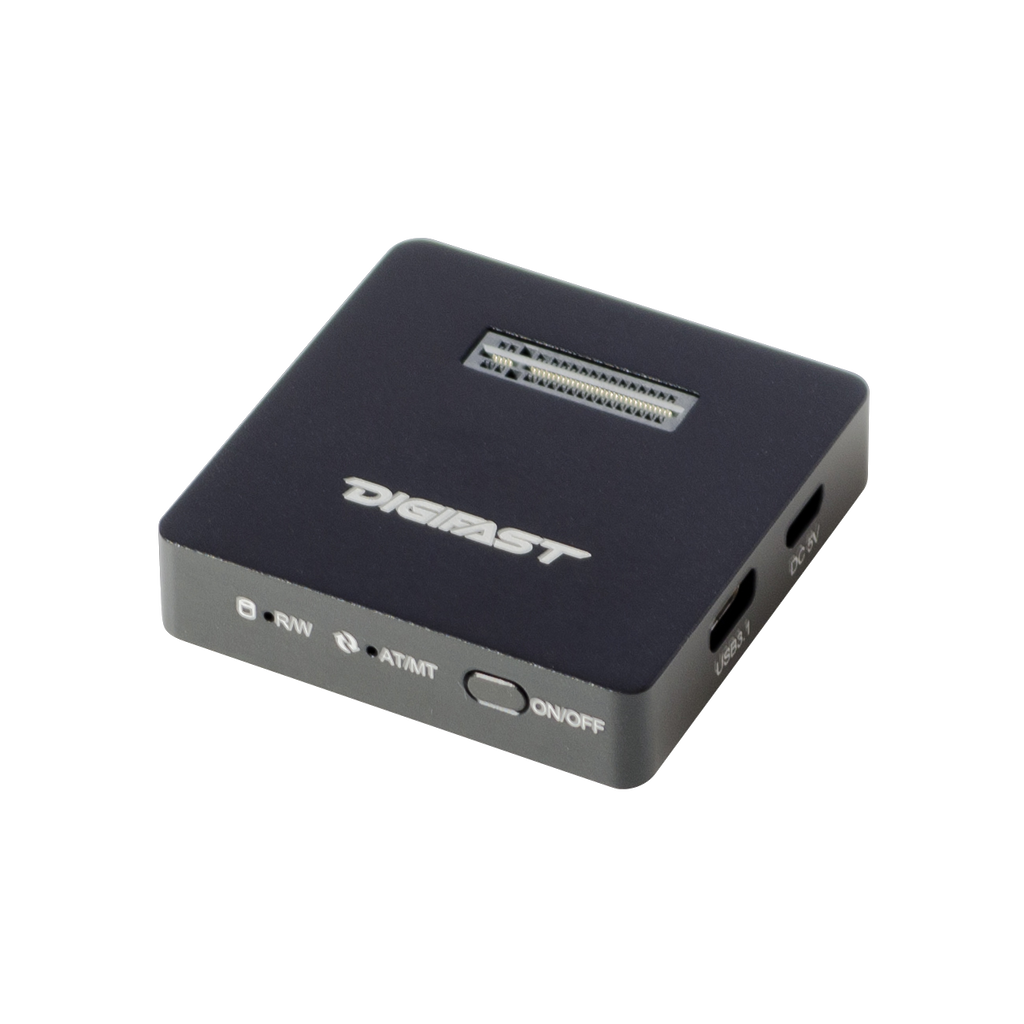 Boîtier M.2 NVMe SSD Digifast, USB3.1 GEN2 Type-C (10 Gbps), Aluminium –  Noir